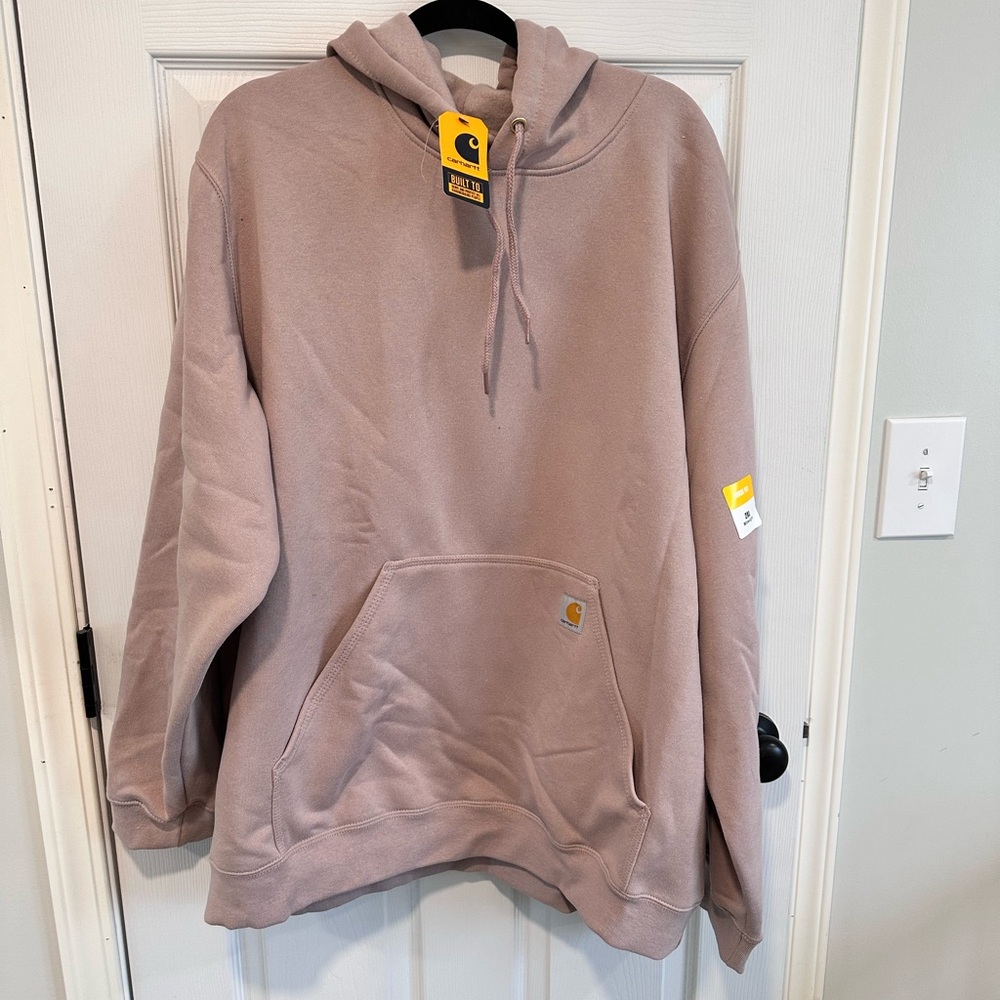 Carhartt Men's Taupe Hoodie Sweater
